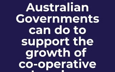 What Australian Governments can do to support the growth of co-operative housing